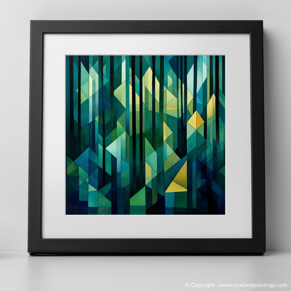 Framed version of Morvern Forest