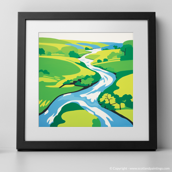 Framed version of River Esk