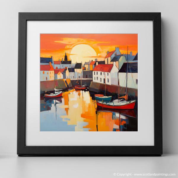 Framed version of St Monans Harbour