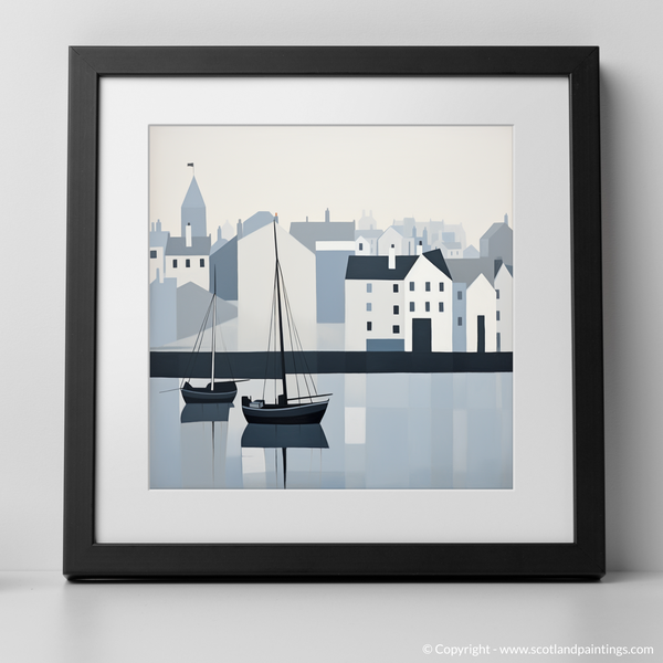 Framed version of Dunbar Harbour