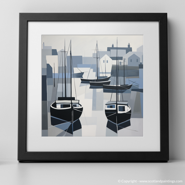 Framed version of Dunbar Harbour