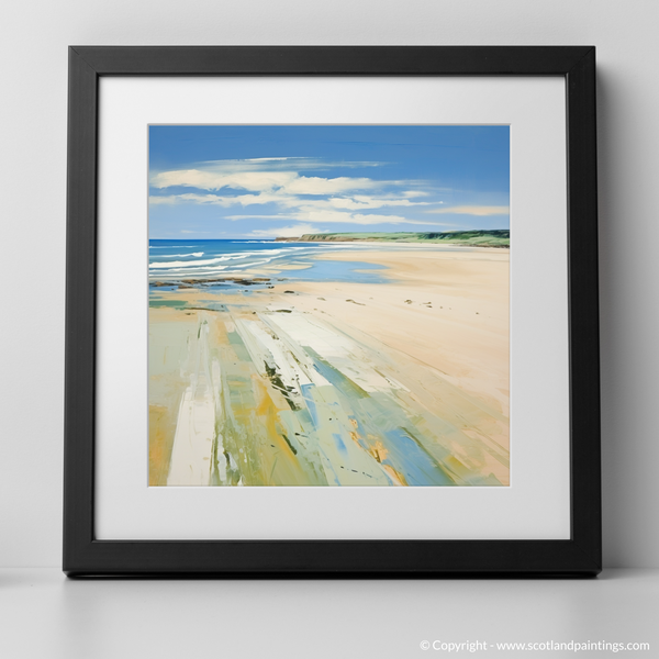 Framed version of Lunan Bay