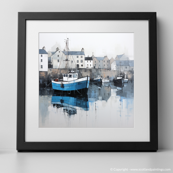 Framed version of Charlestown Harbour