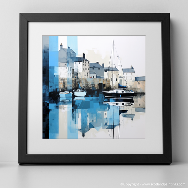 Framed version of Charlestown Harbour