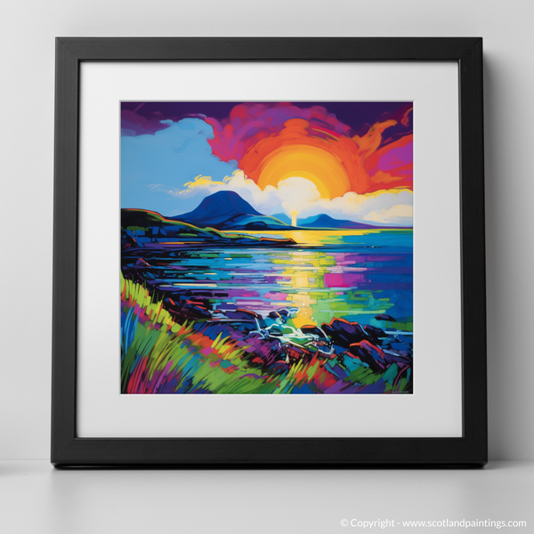 Framed version of Isle of Arran