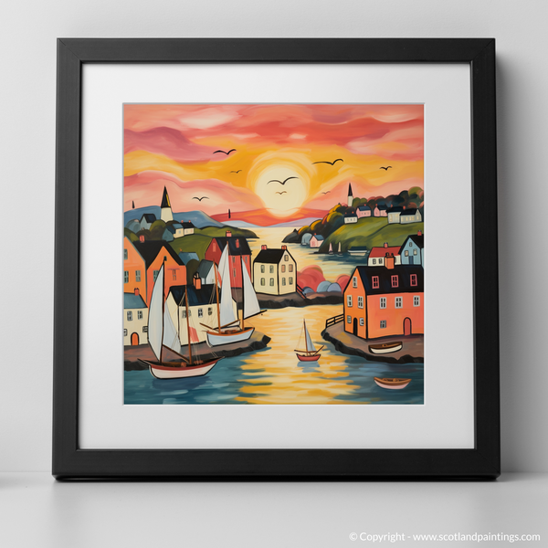 Framed version of Tarbert Marina