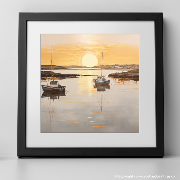 Framed version of Whitehills Harbour