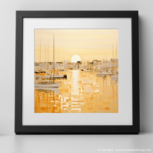 Framed version of Portmahomack Harbour