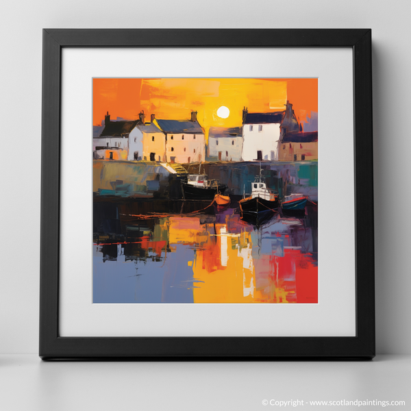 Framed version of Portsoy Harbour