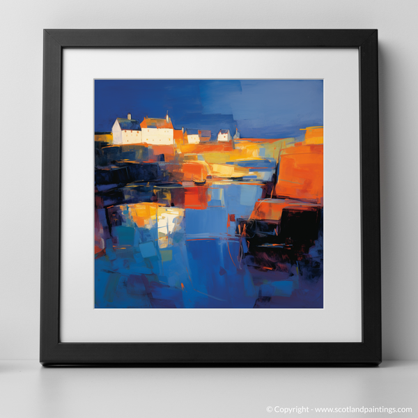 Framed version of Portsoy Harbour