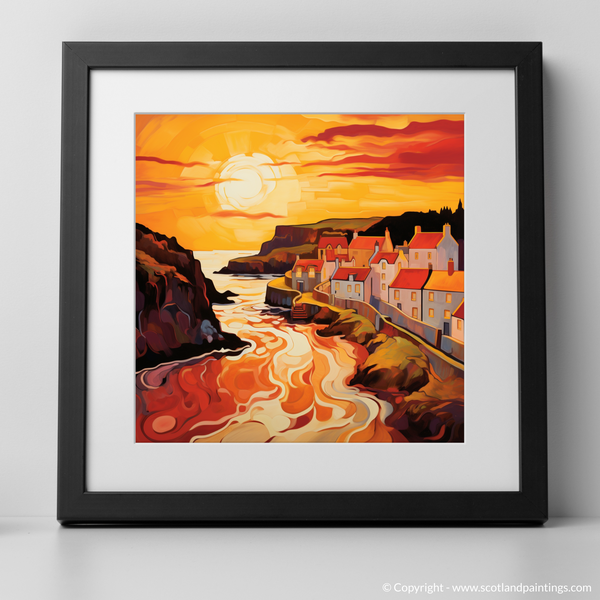 Framed version of Portsoy Harbour