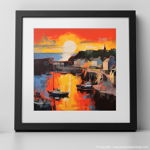 Framed version of Stonehaven Harbour