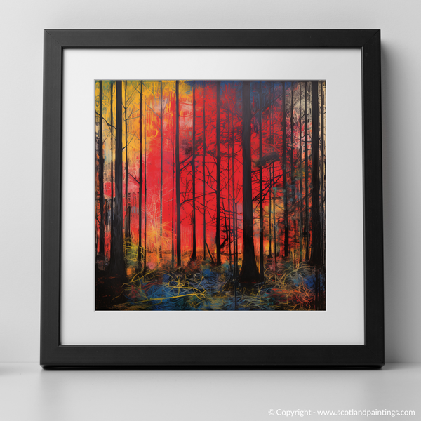 Framed version of Anagach Woods