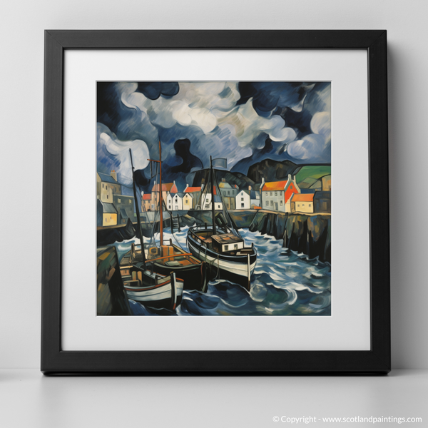 Framed version of Portpatrick Harbour