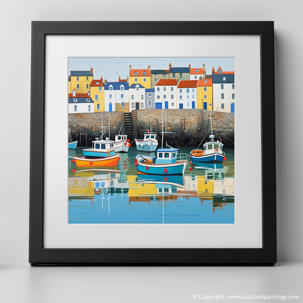 Framed version of St Monans Harbour