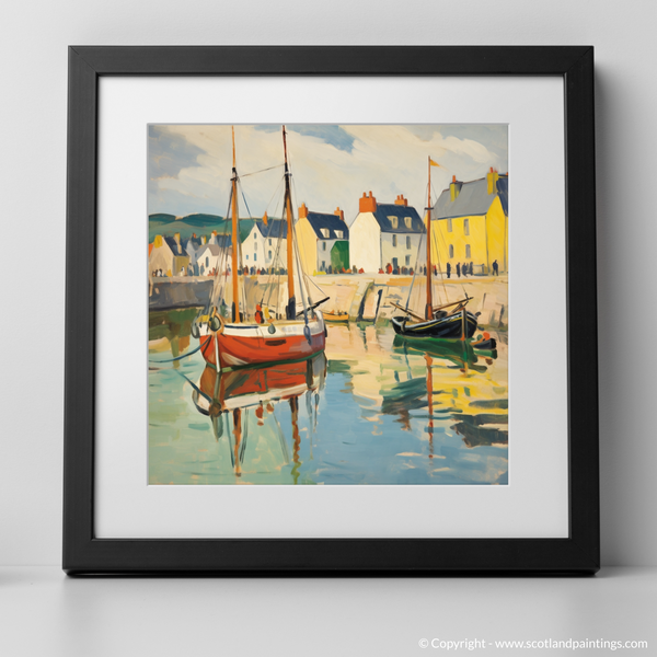 Framed version of Eyemouth Harbour