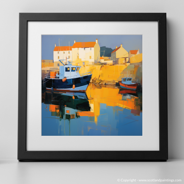 Framed version of Crail Harbour