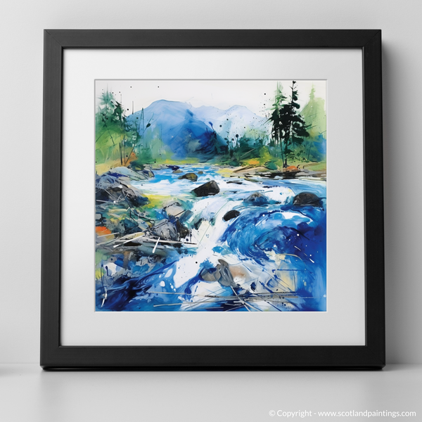 Framed version of River Spean