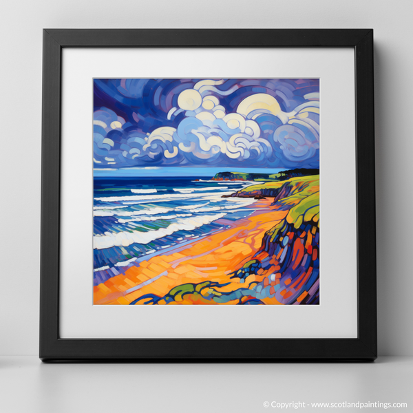 Framed version of Lunan Bay