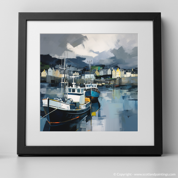 Framed version of Oban Harbour