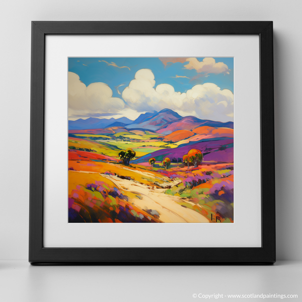 Framed version of Ben Lawers