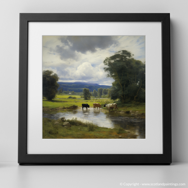 Framed version of River Dee