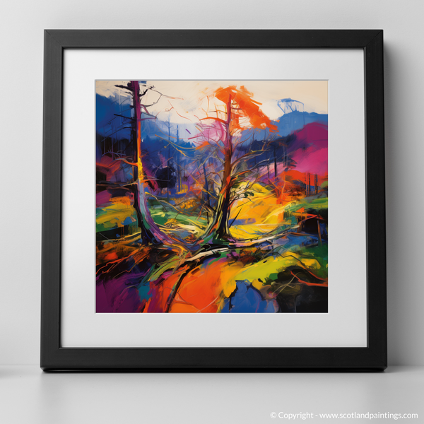 Framed version of Anagach Woods