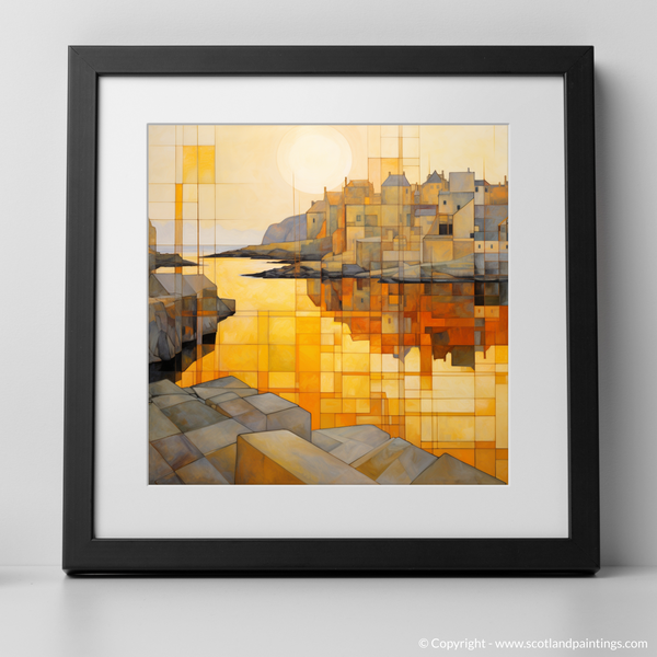 Framed version of Castlebay Harbour