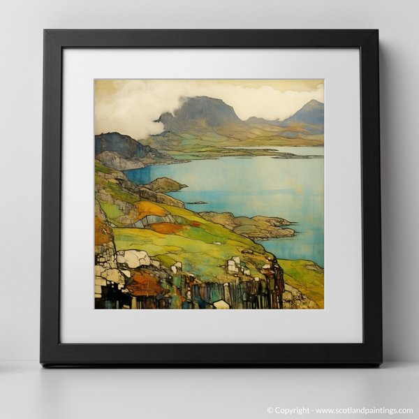 Framed version of Isle of Raasay