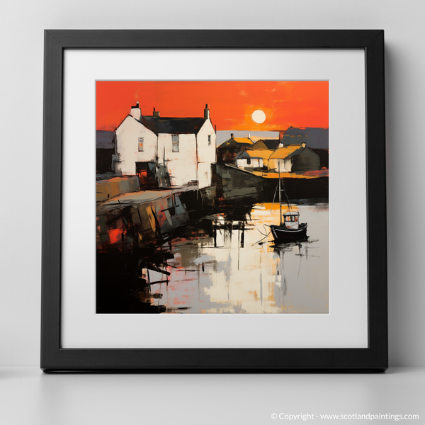 Framed version of Crail Harbour