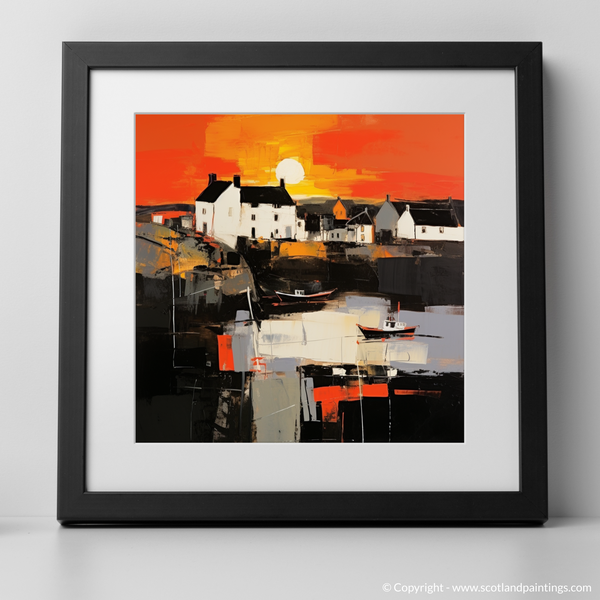 Framed version of Crail Harbour