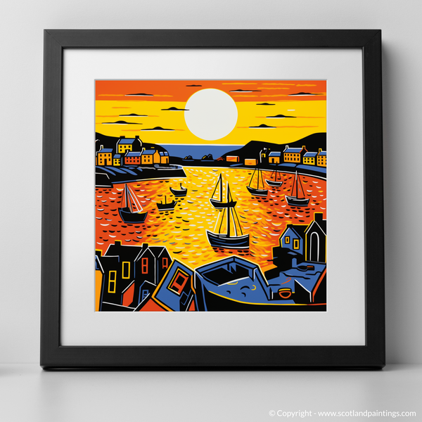 Framed version of Portmahomack Harbour