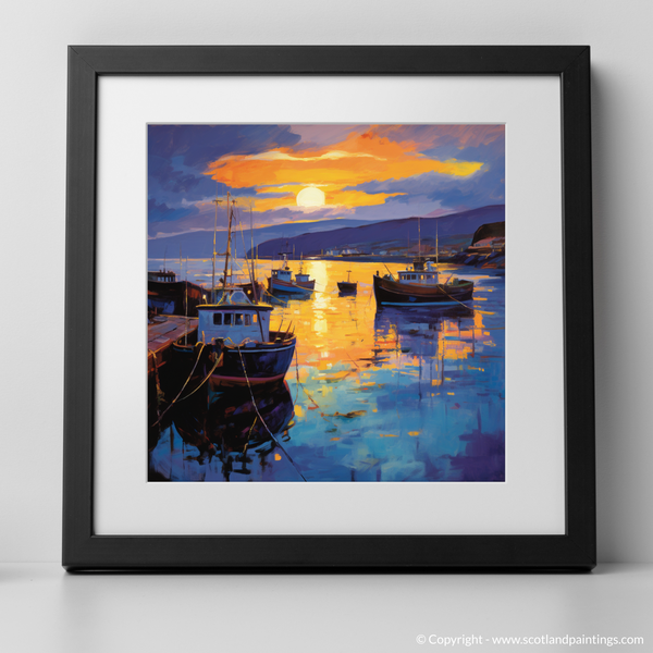 Framed version of Millport Harbour