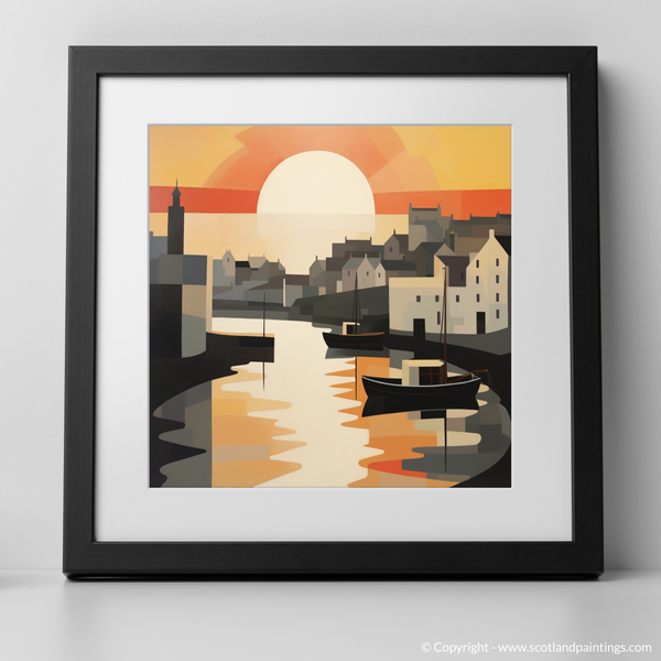 Framed version of Portpatrick Harbour