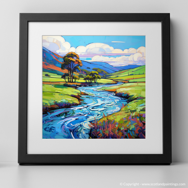 Framed version of River Esk