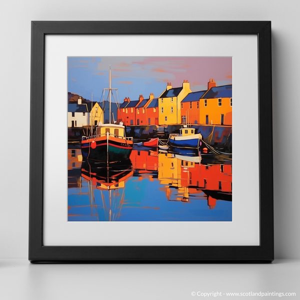 Framed version of Findochty Harbour