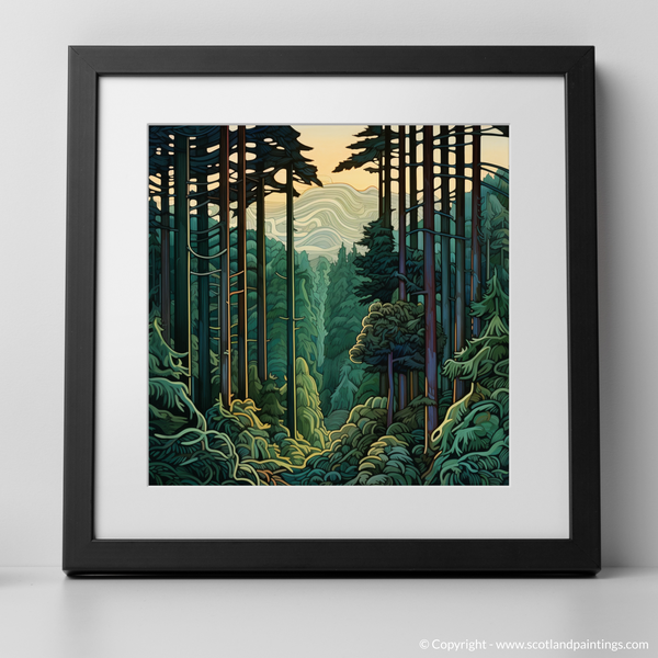 Framed version of Glenmore Forest Park