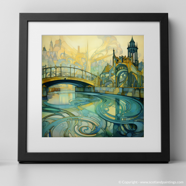 Framed version of River Clyde