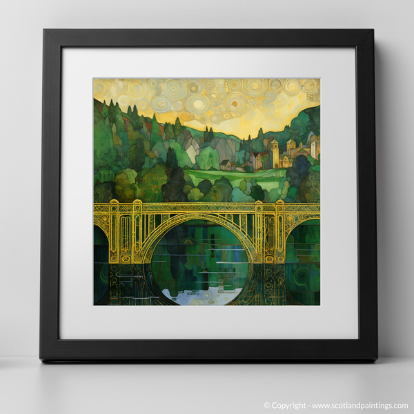 Framed version of Union Chain Bridge