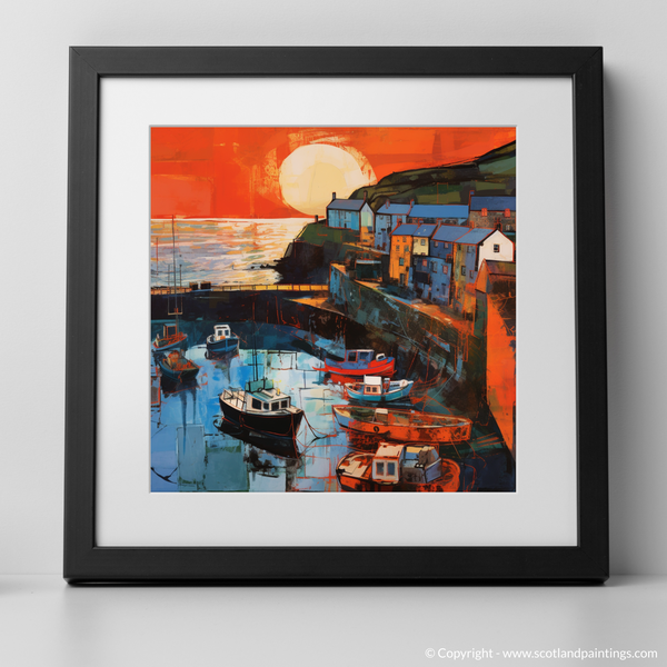 Framed version of Gardenstown Harbour