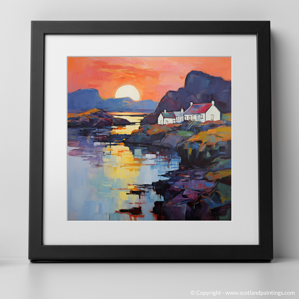 Framed version of Easdale Sound