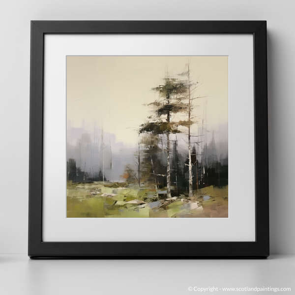 Framed version of Morvern Forest