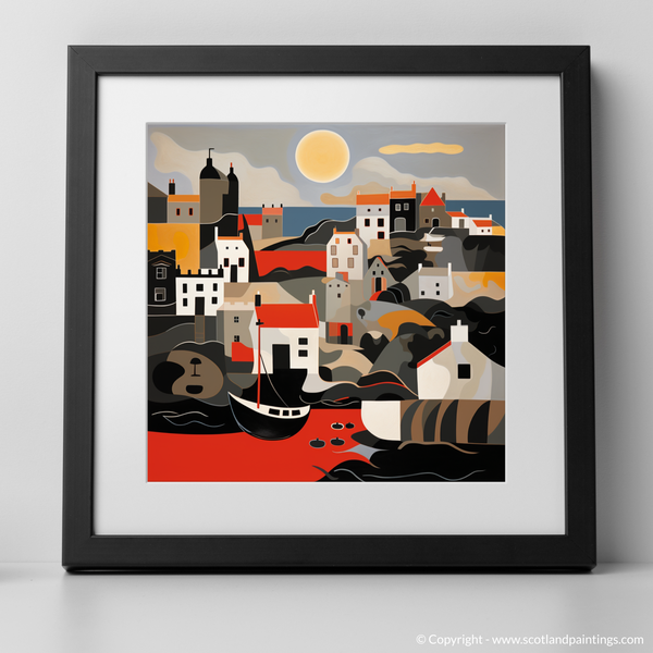 Framed version of Crail Harbour