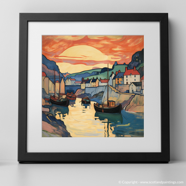 Framed version of Stonehaven Harbour