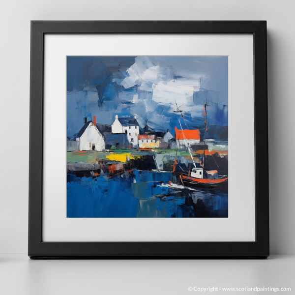 Framed version of Portmahomack Harbour