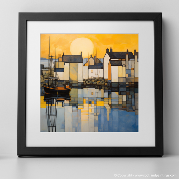 Framed version of Findochty Harbour