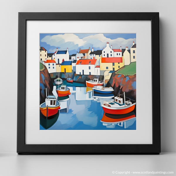 Framed version of Portpatrick Harbour