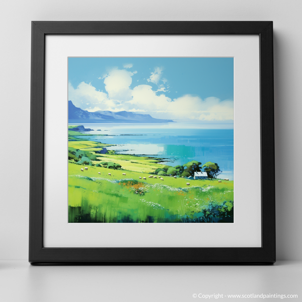 Framed version of Isle of Arran