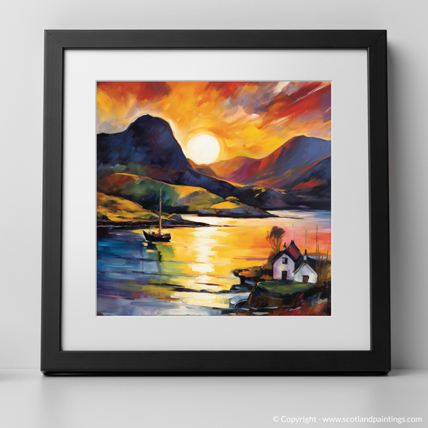 Framed version of Shieldaig Bay