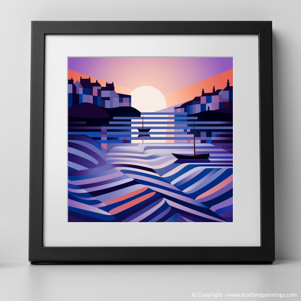 Framed version of Castlebay Harbour